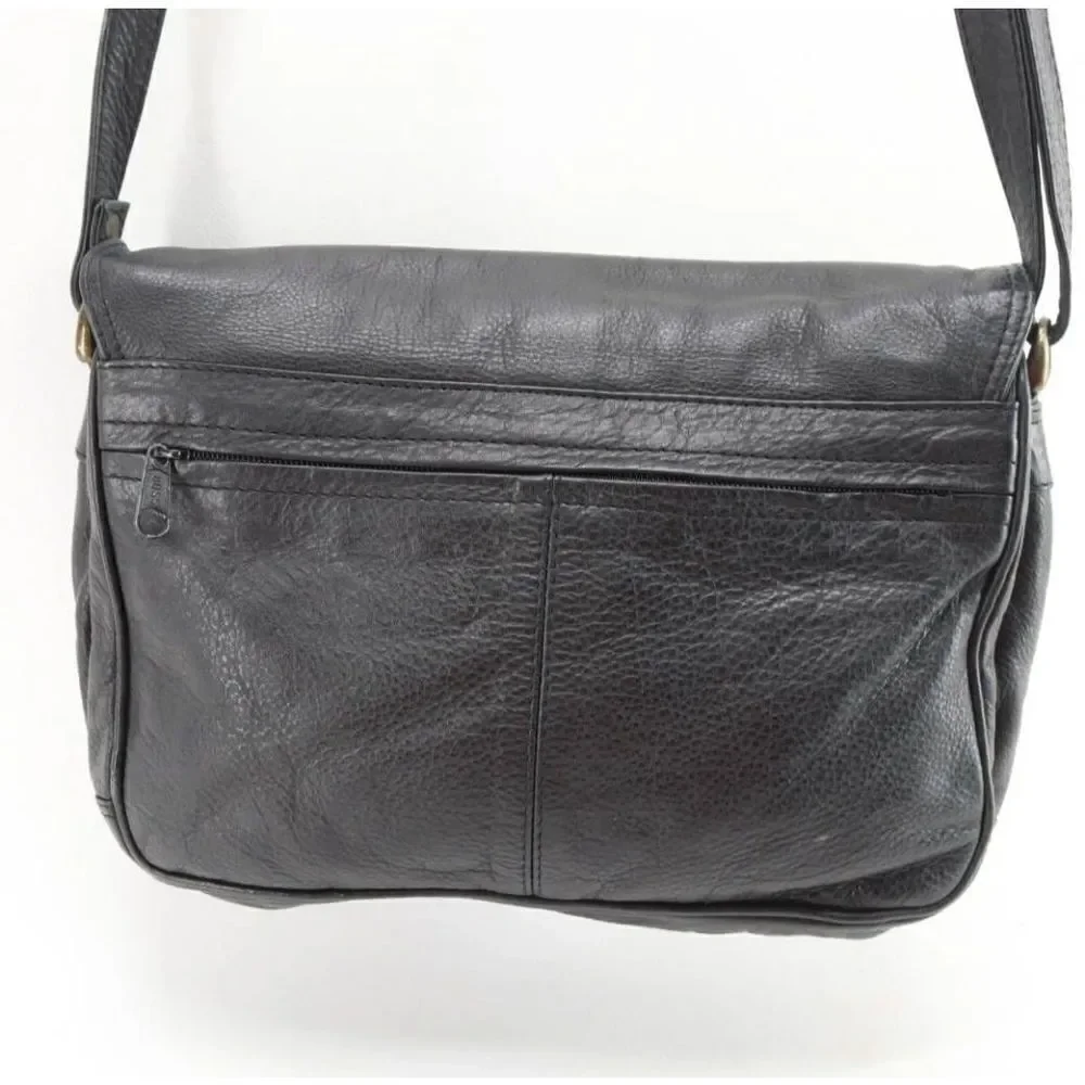 Botary Vintage Leather Messenger Bag